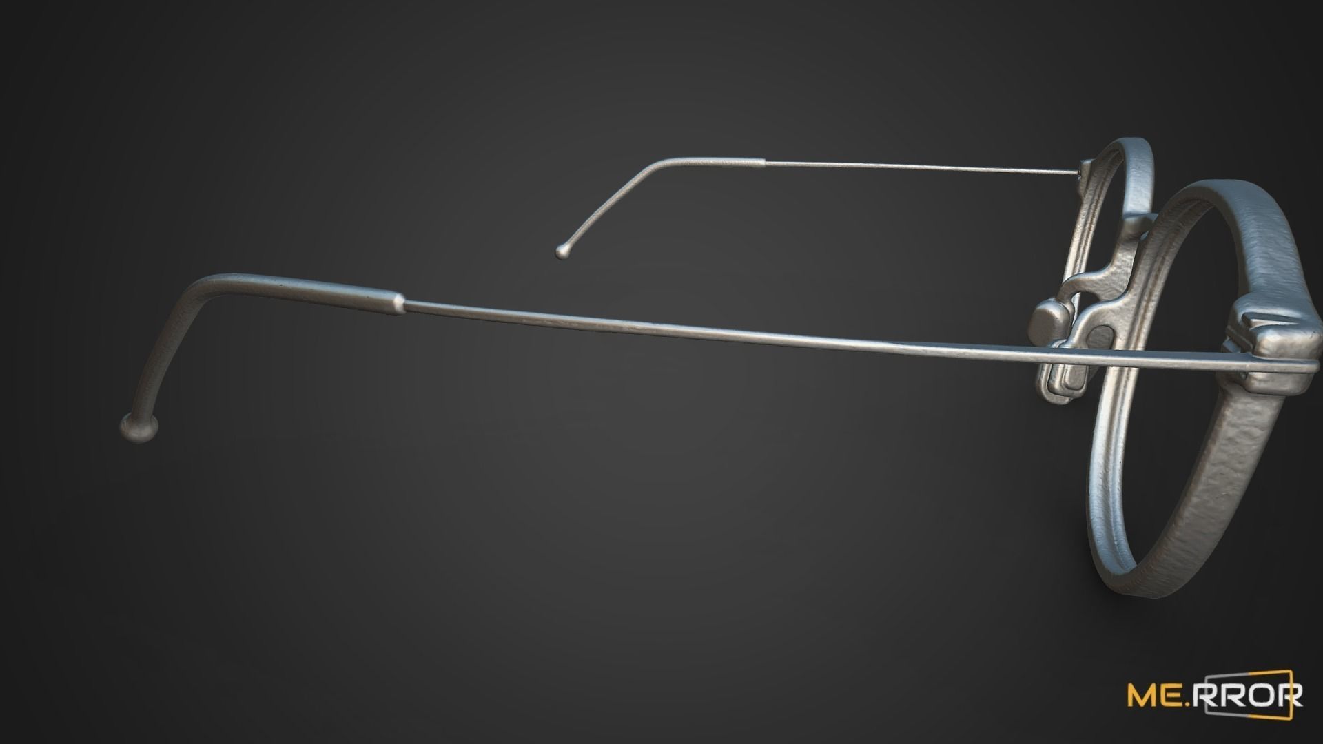 Glasses eyeglasses Low-poly 3D model_4