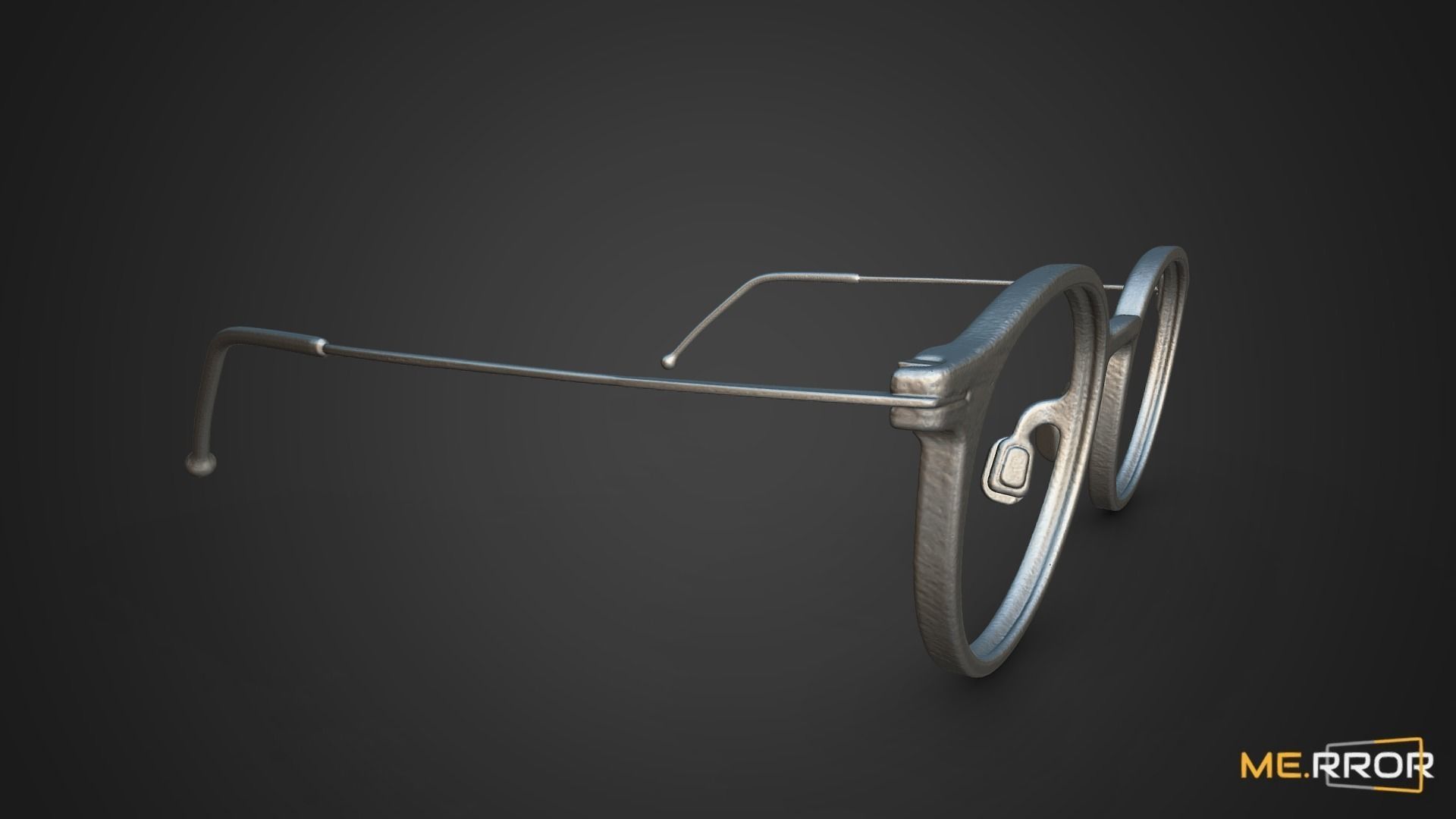 Glasses eyeglasses Low-poly 3D model_11