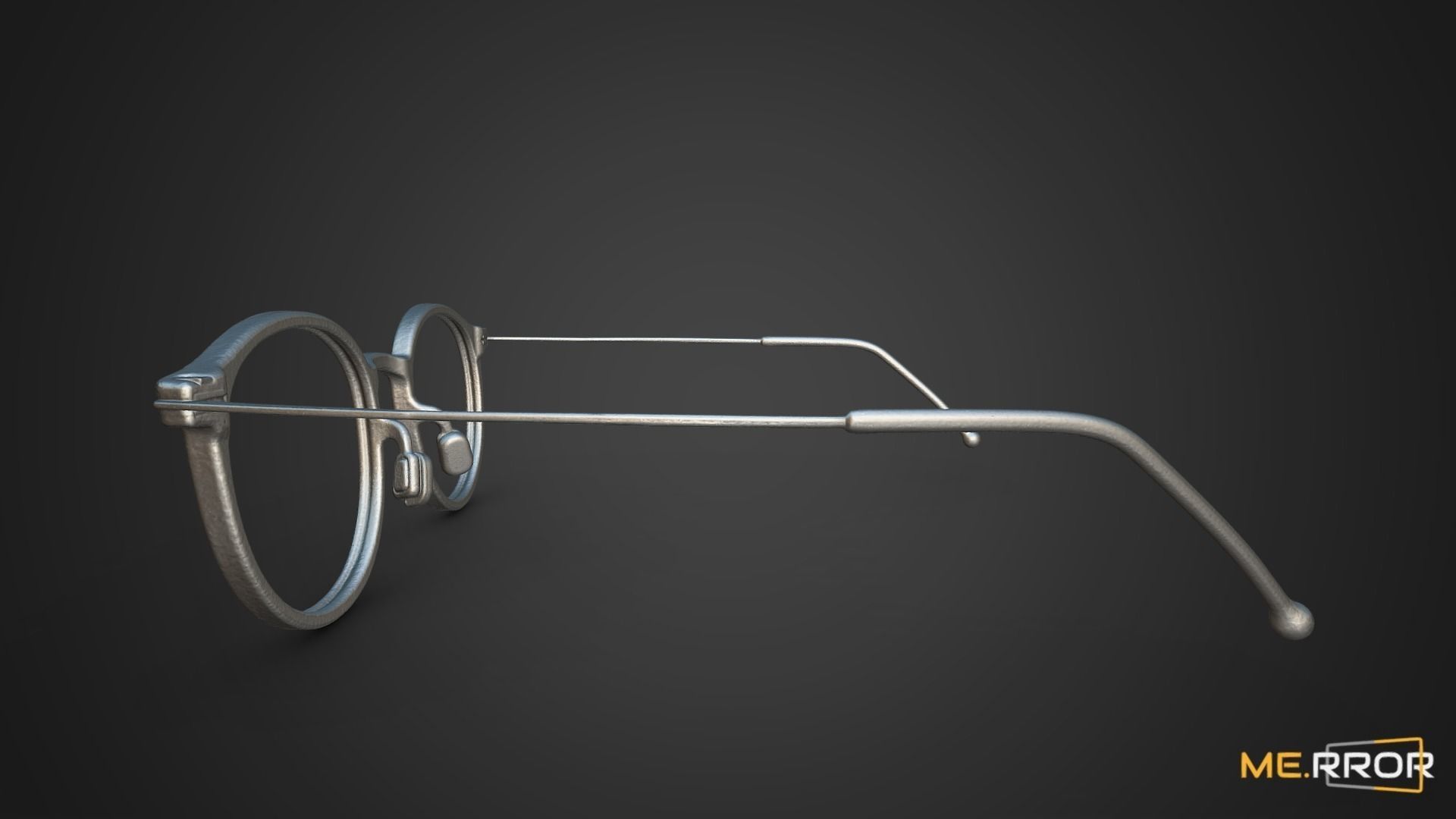 Glasses eyeglasses Low-poly 3D model_8