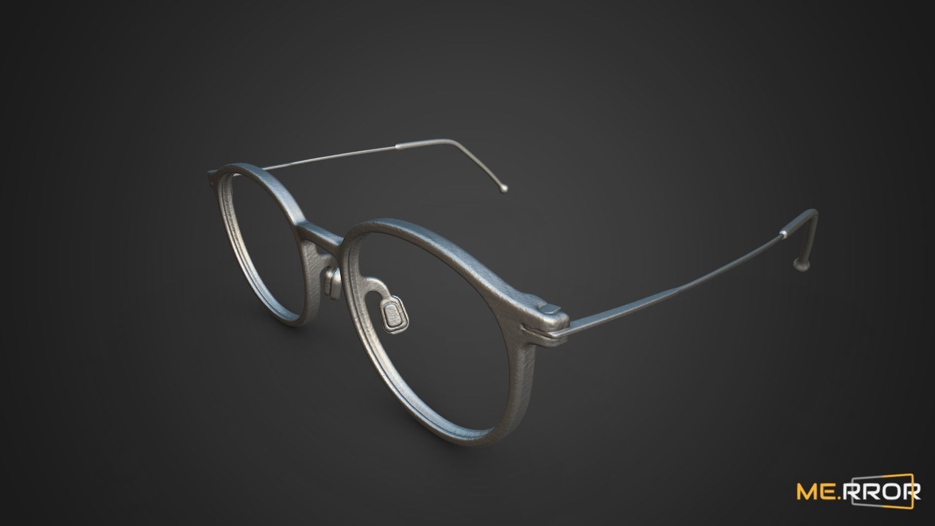 Glasses eyeglasses Low-poly 3D model_2