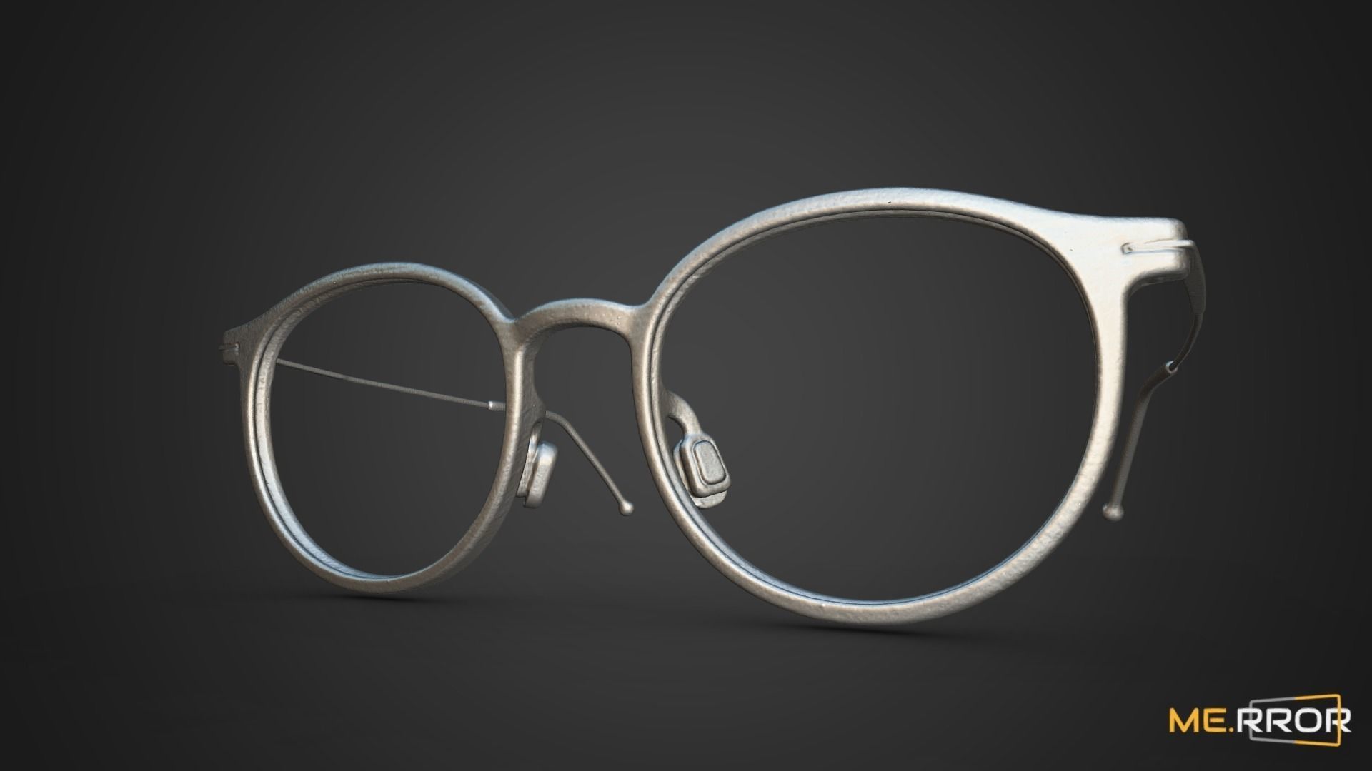 Glasses eyeglasses Low-poly 3D model_7