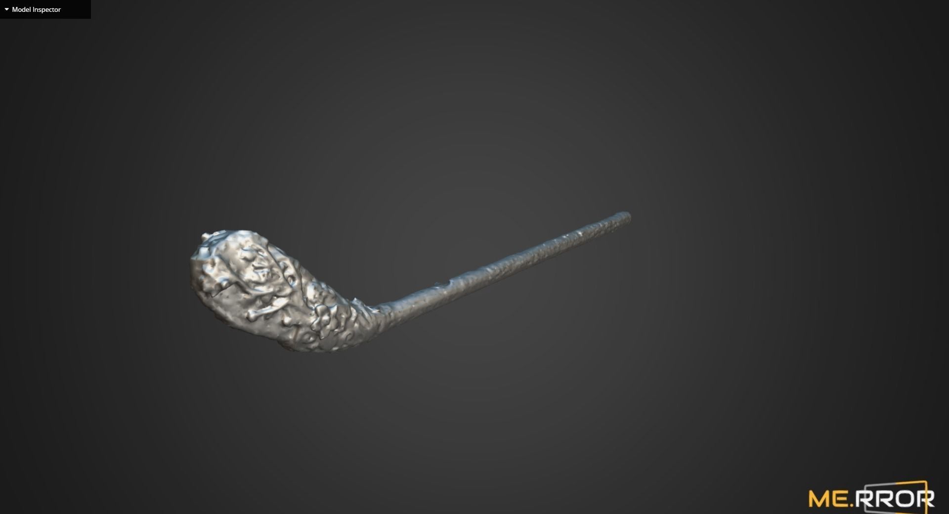 Korea Traditional Hairpin Binyeo Low-poly 3D model_12