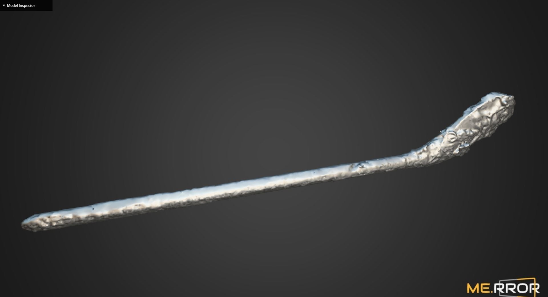 Korea Traditional Hairpin Binyeo Low-poly 3D model_10