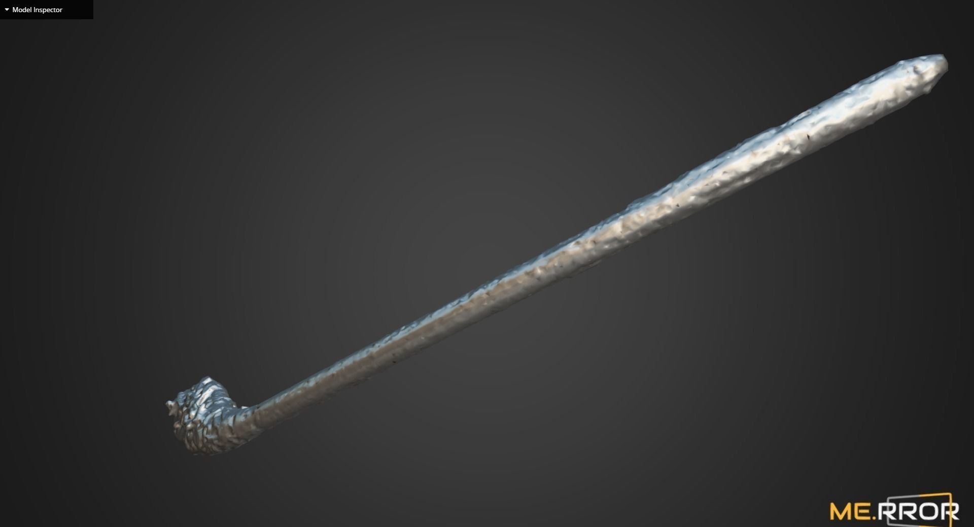 Korea Traditional Hairpin Binyeo Low-poly 3D model_15