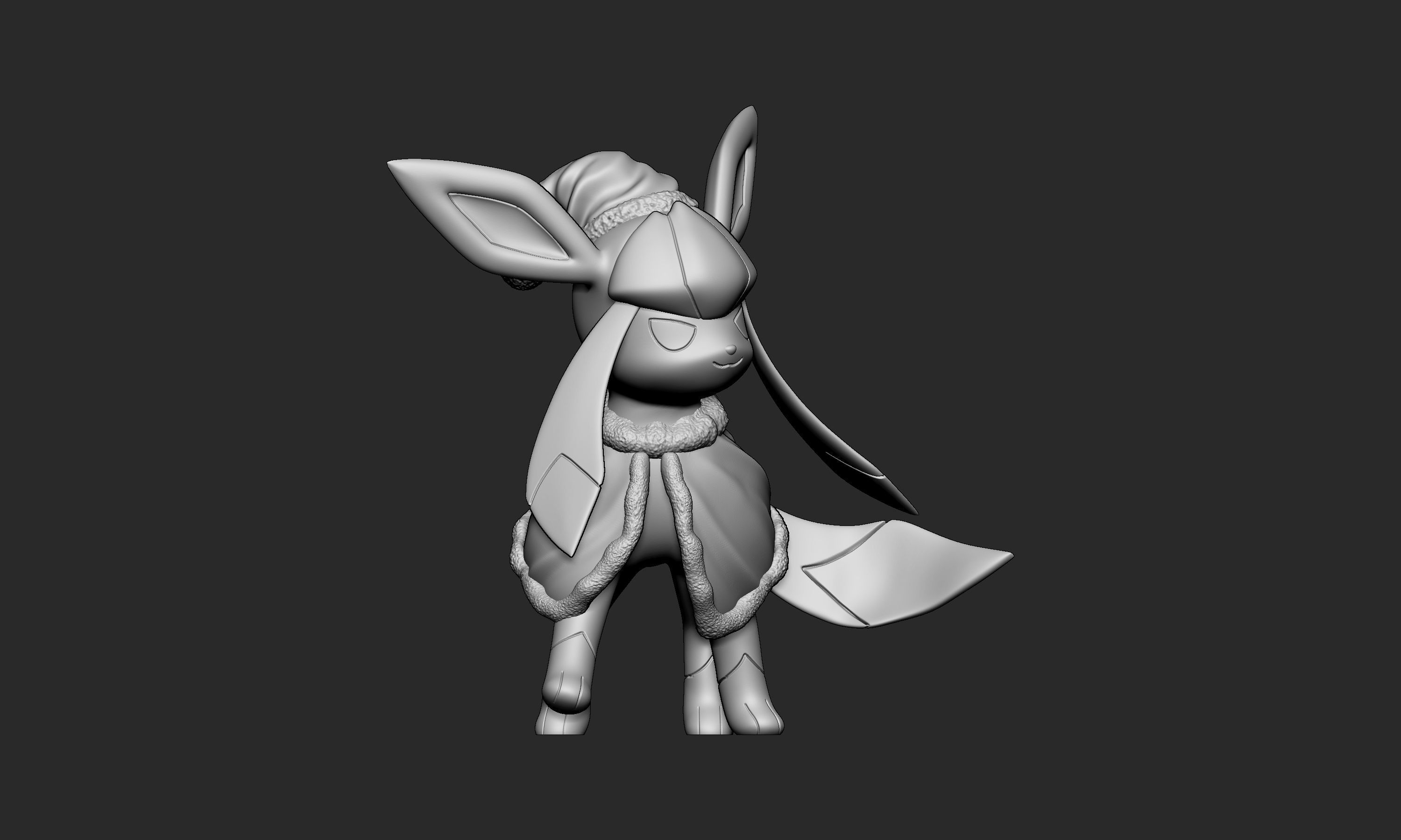 Pokemon - Christmas Glaceon 3D print model_4