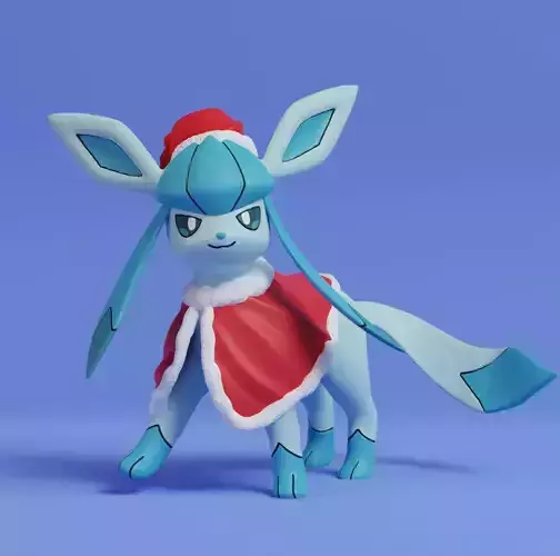 Pokemon - Christmas Glaceon 3D print model