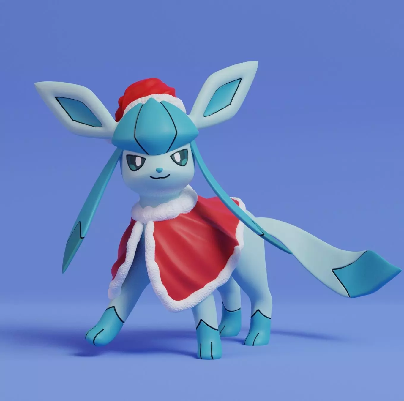 Pokemon - Christmas Glaceon 3D print model_0