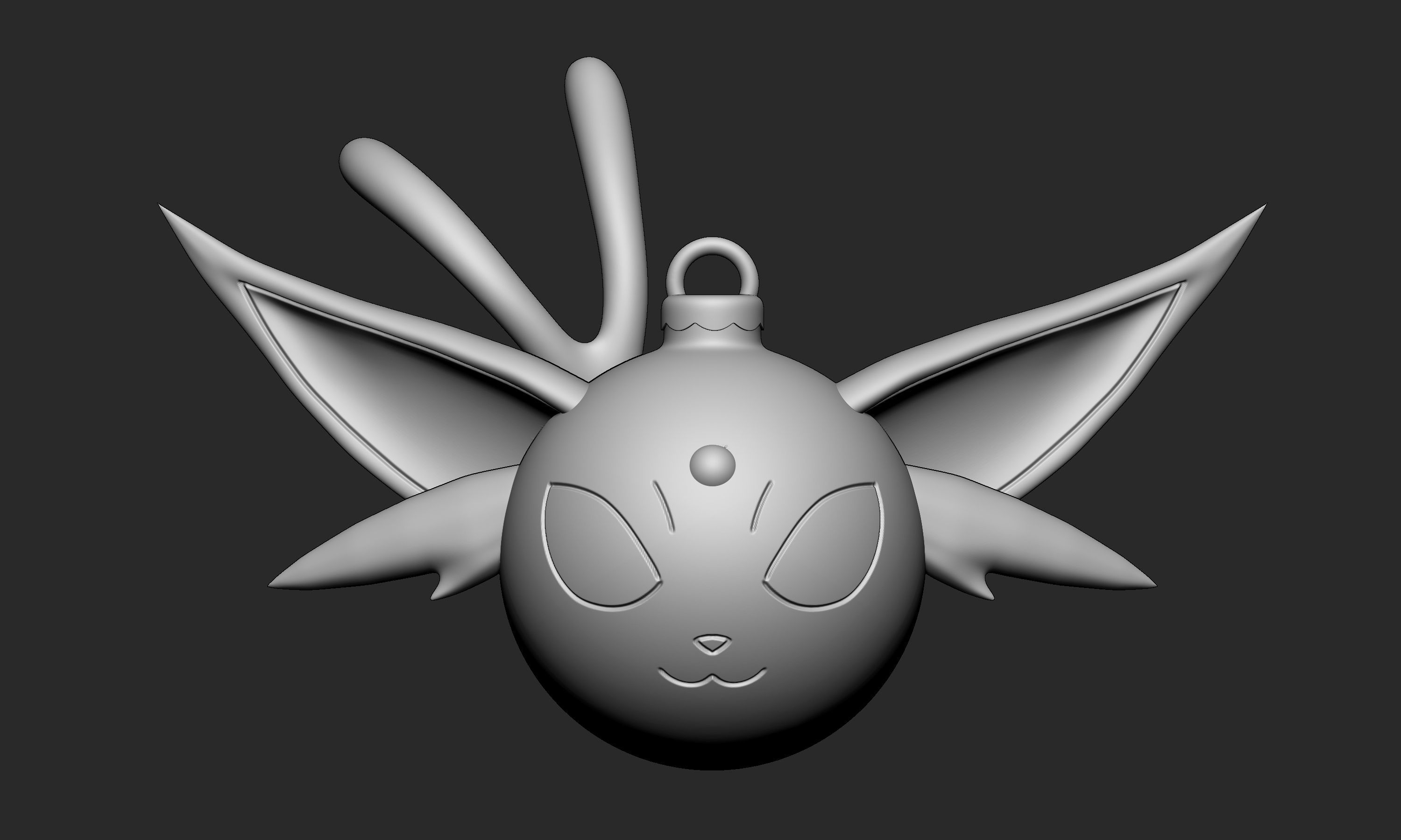 Pokemon - Christmas Ornament Espeon 3D print model_4