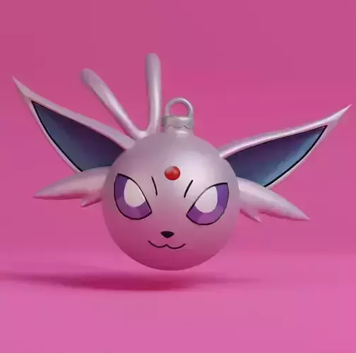 Pokemon - Christmas Ornament Espeon 3D print model