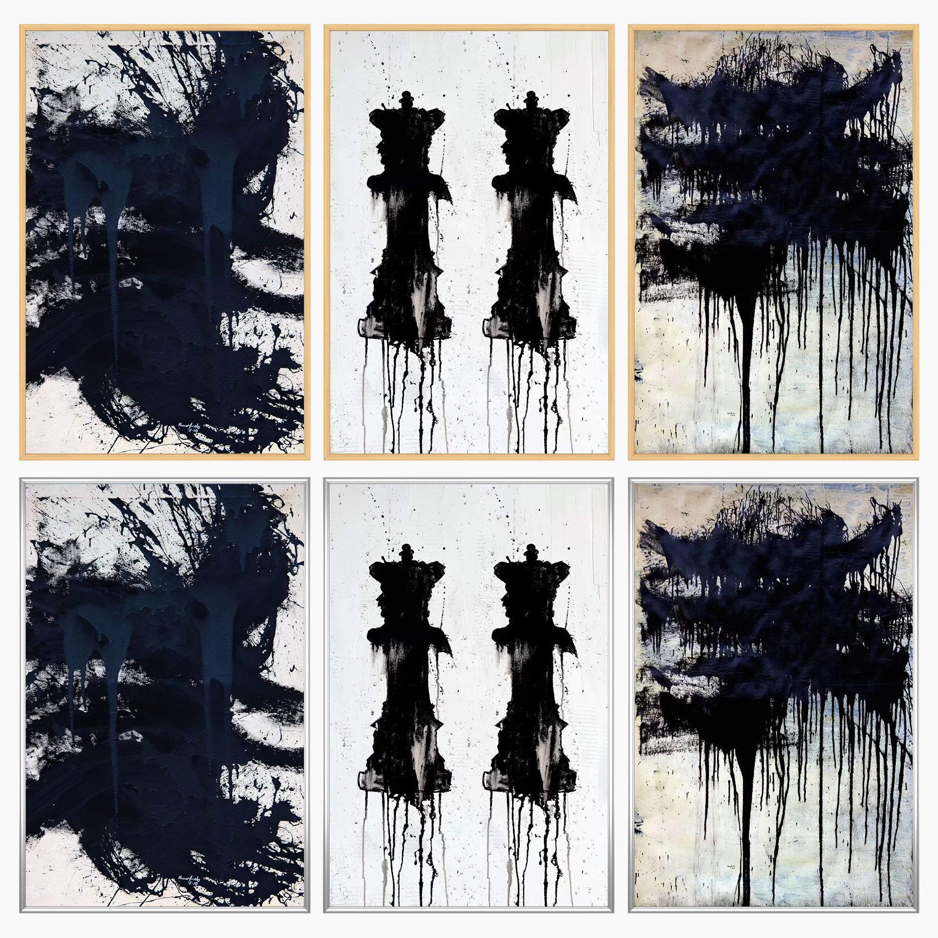 Wall Art Set 3869 3D model_2