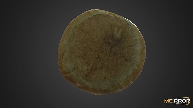 Game Ready Almond Bread Low-poly 3D model 7