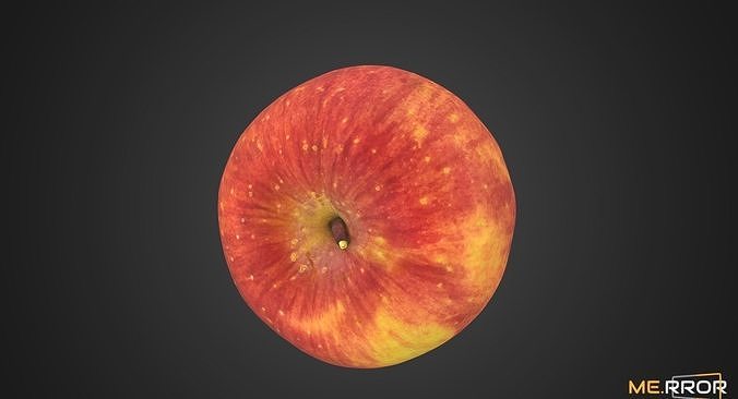 Apple Low-poly 3D model 4