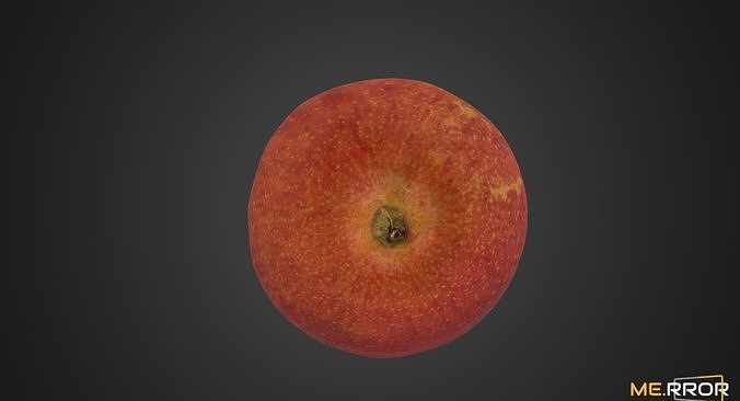 Apple Low-poly 3D model 6