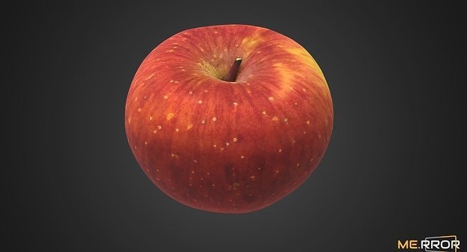 Apple Low-poly 3D model 2