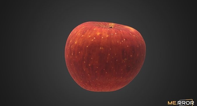 Apple Low-poly 3D model 7