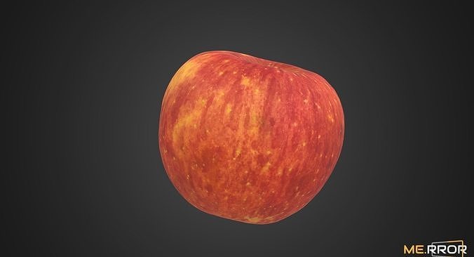 Apple Low-poly 3D model 5