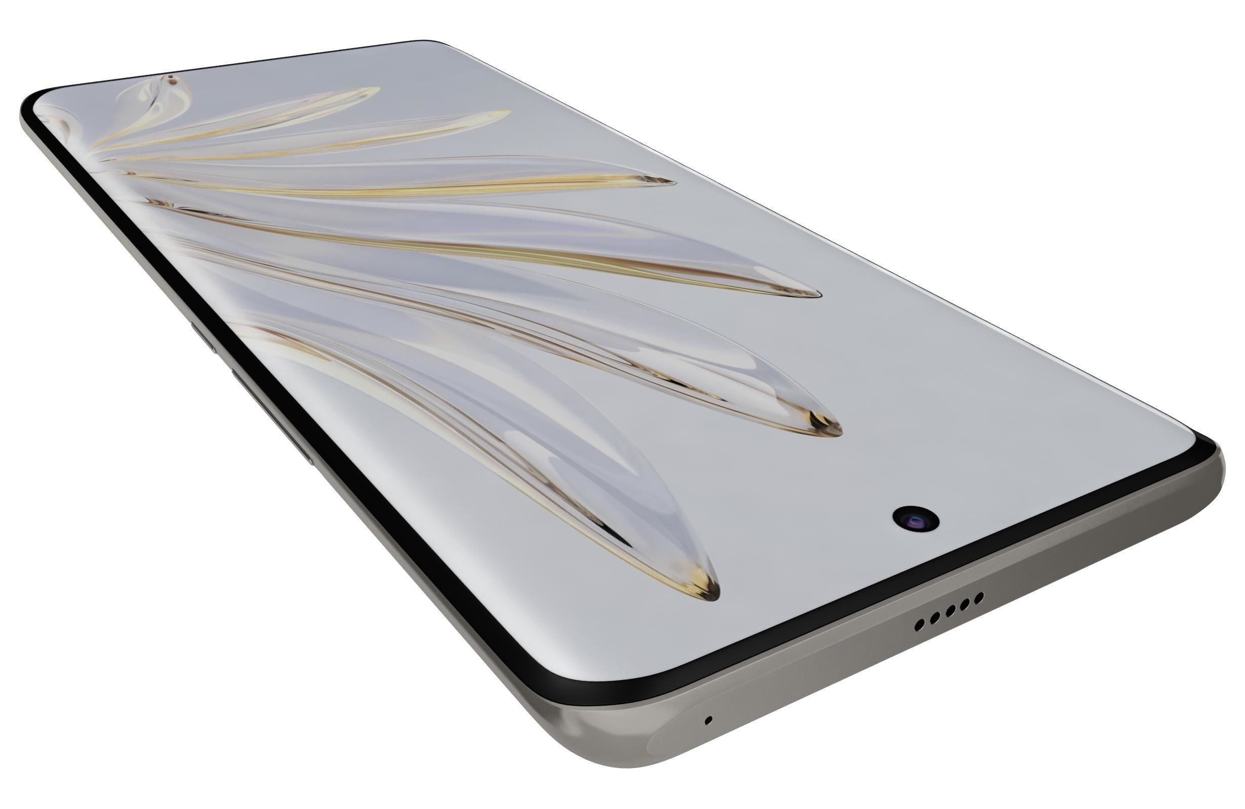 Honor 70 Pro White 3D model_13