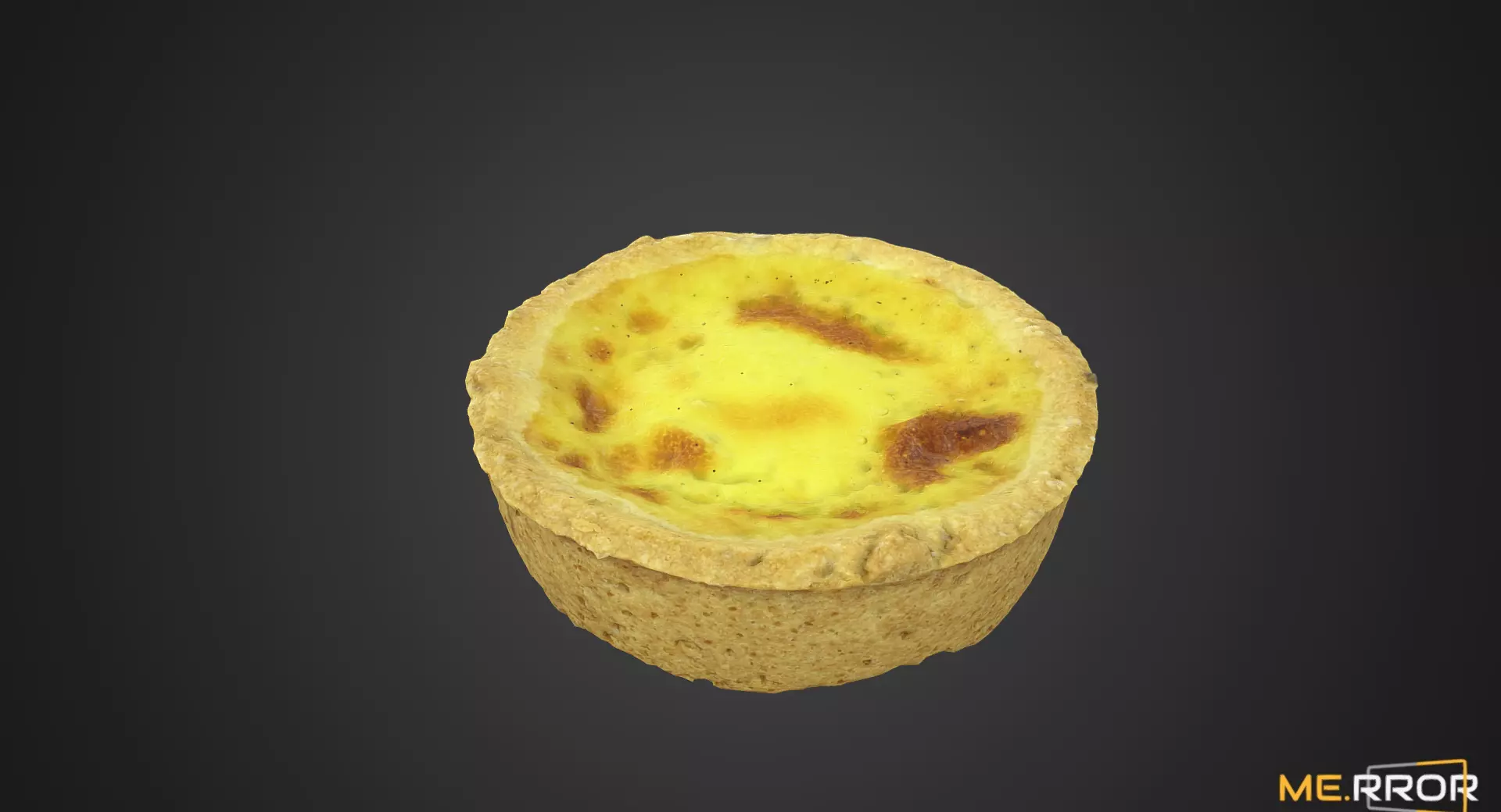 Egg Tarte Low-poly 3D model