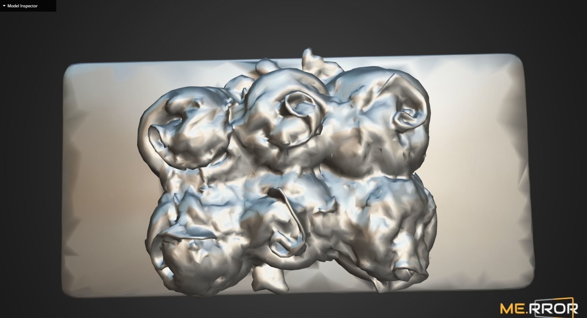 Ham Roll Bread Low-poly 3D model_13