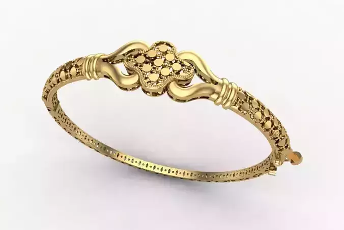  Gold Bracelet 13 3D print model