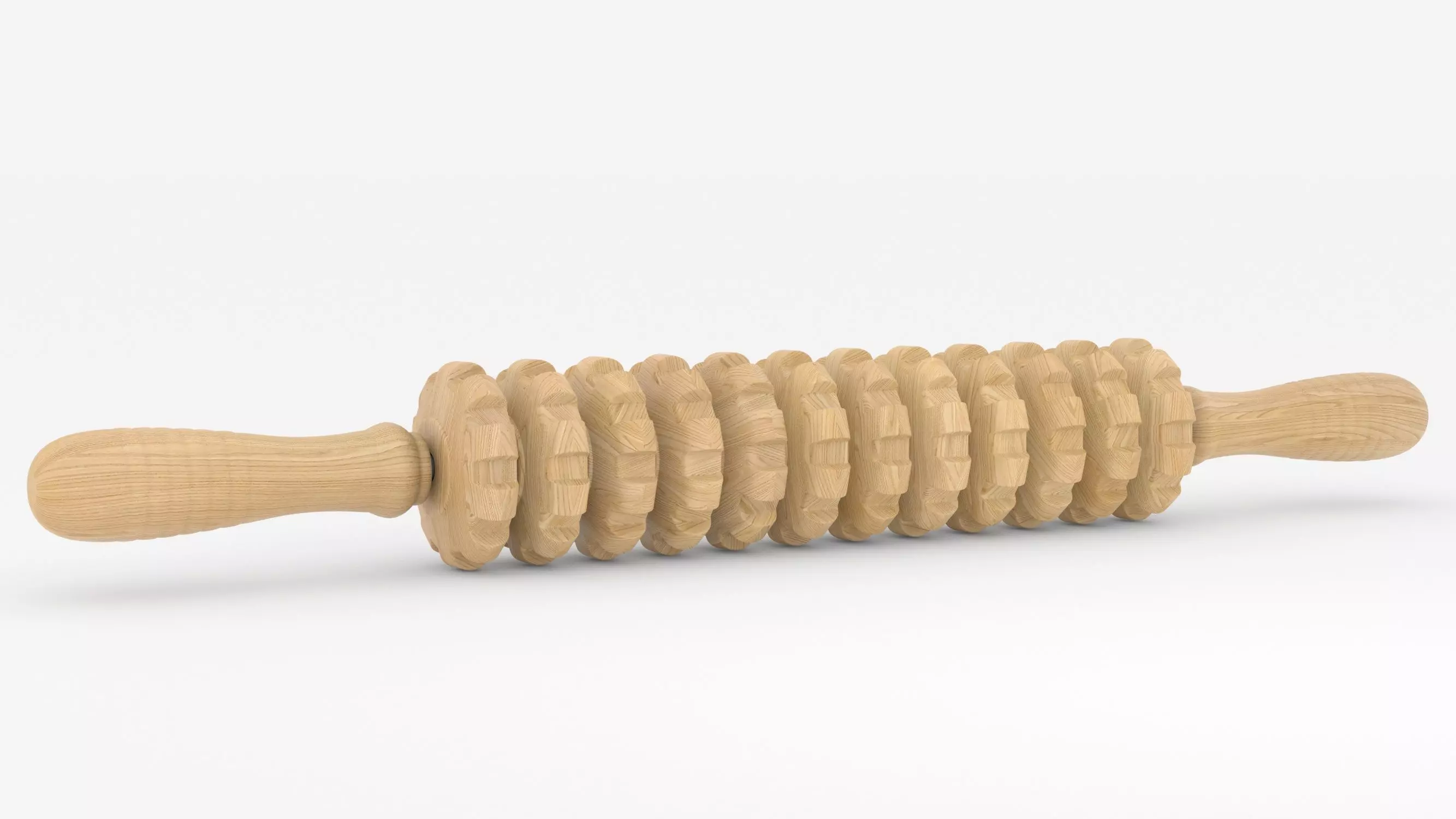 Wooden massager 01 3D model