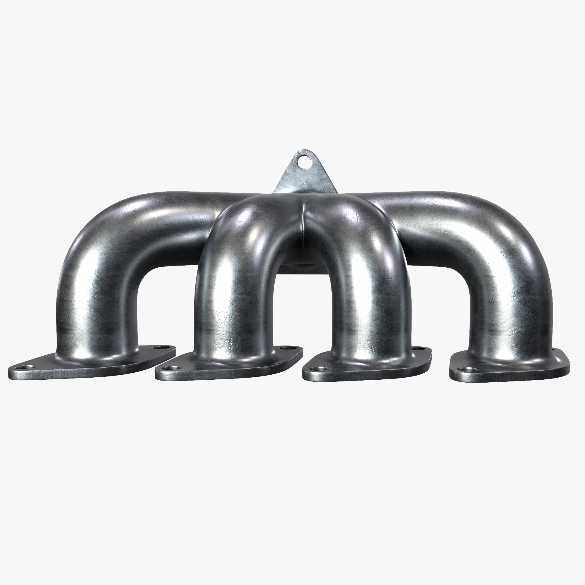 Exhaust header 3D model_2