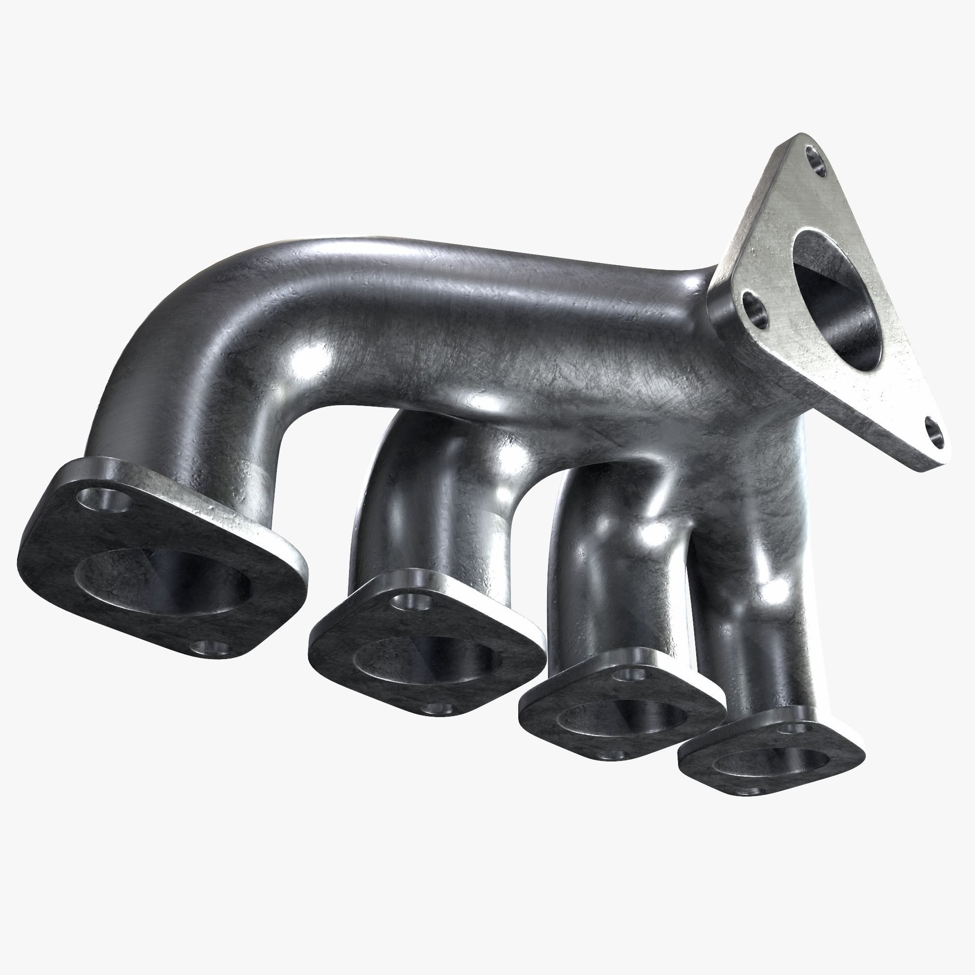 Exhaust header 3D model_6