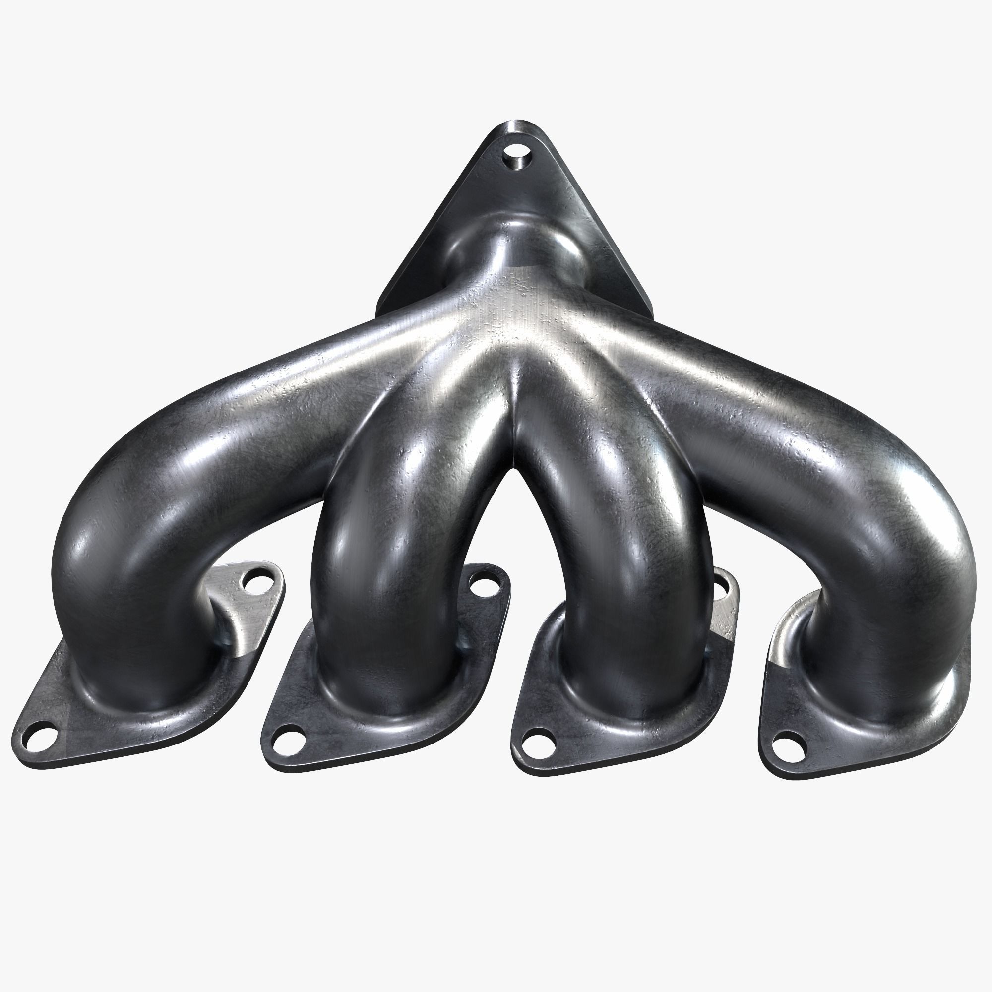 Exhaust header 3D model_1