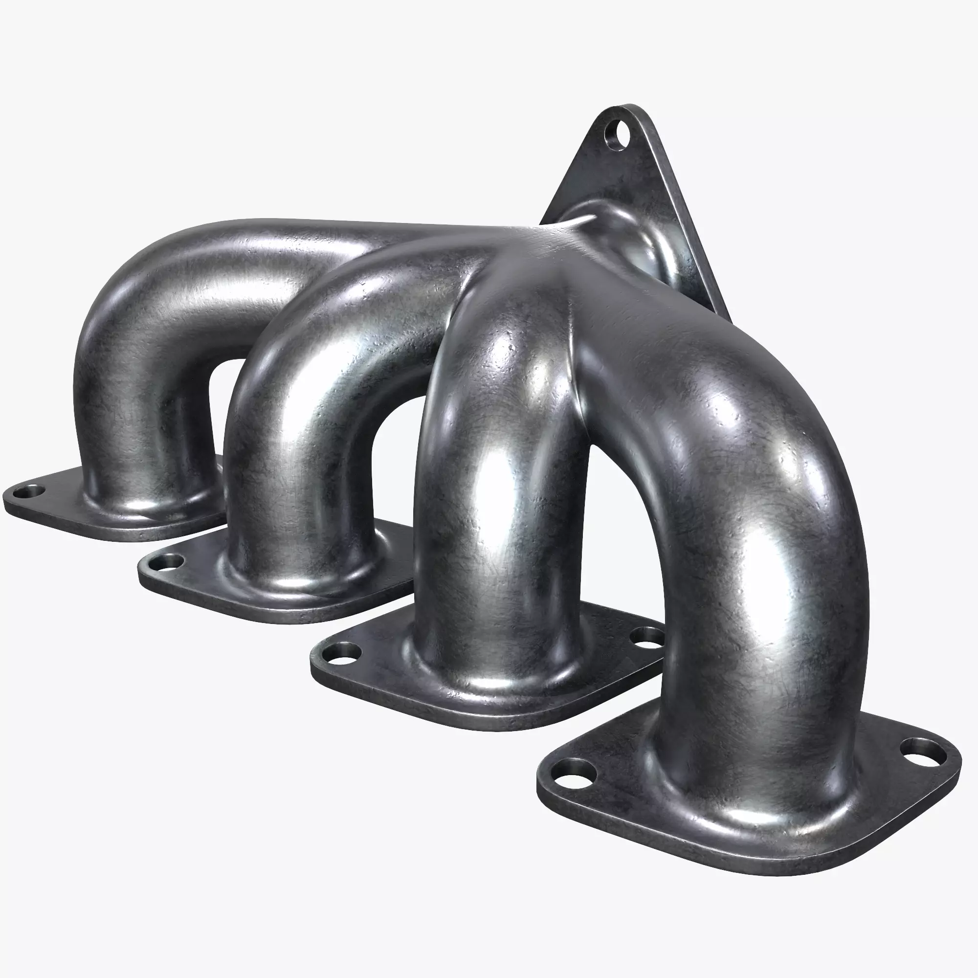 Exhaust header 3D model_0