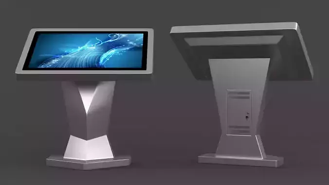 Electronic Kiosk 3D model