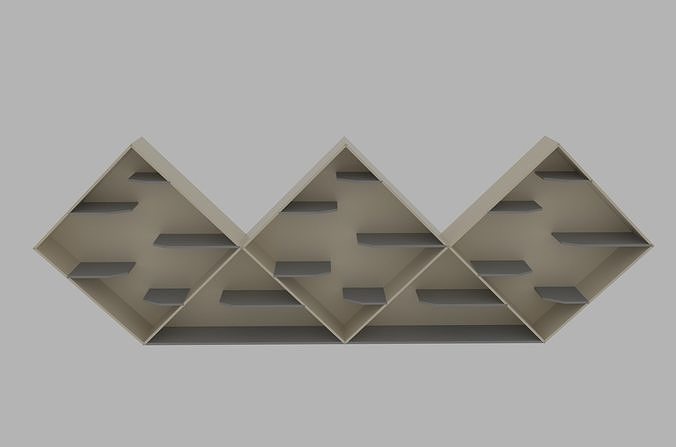 3D model BOOKS RACK STAND BEAUTIFULL VR / AR / low-poly | CGTrader