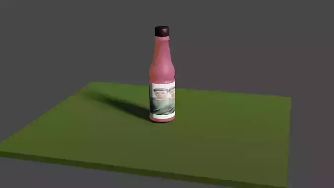 Bottle of liquid