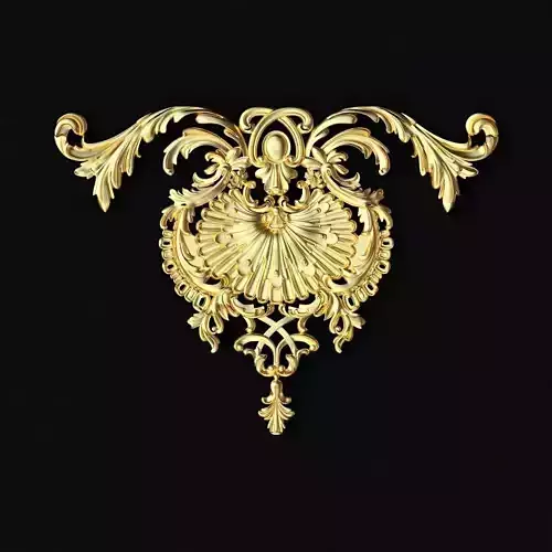 Central decor ornament for furniture