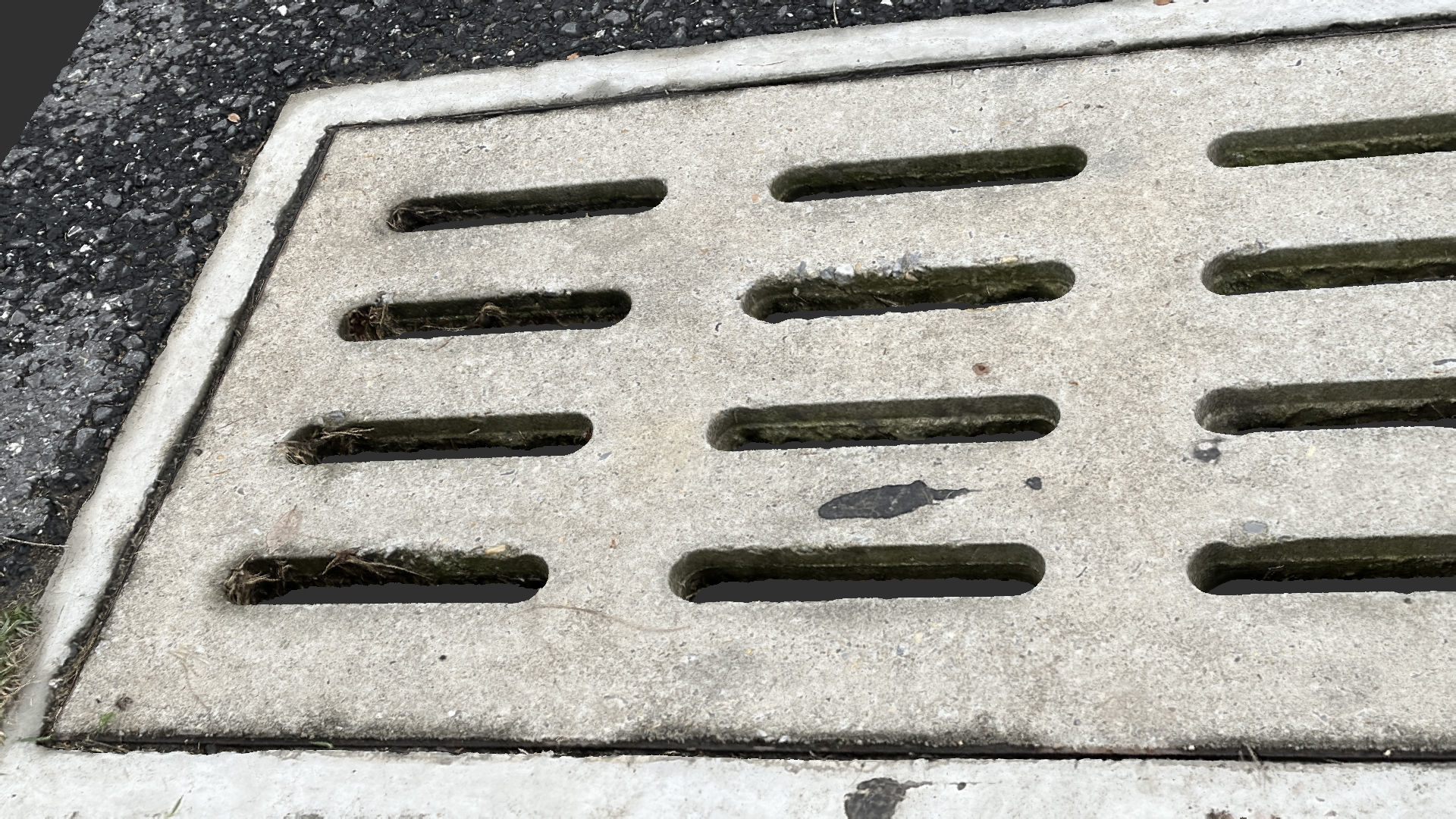 Square manhole cover 3d Scan 3D model_8