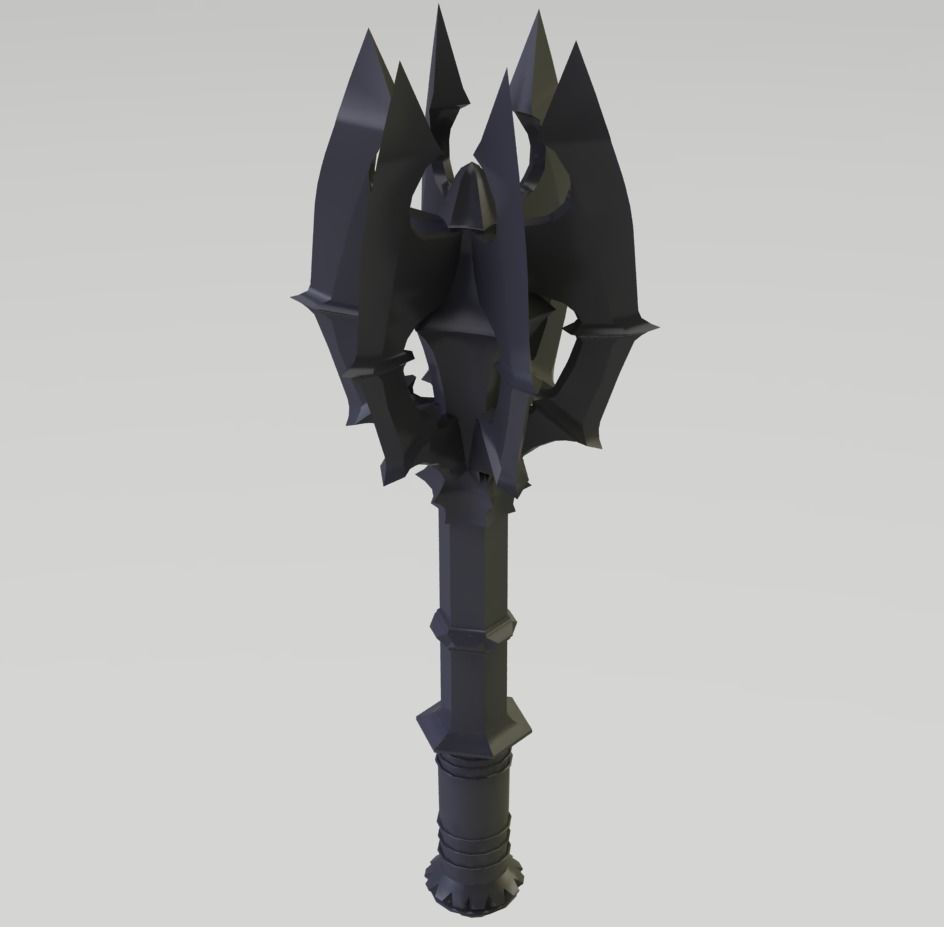 Sauron Armor and Weapon Set LEGO MINIFIGURE COMPATIBLE 3D print model_3