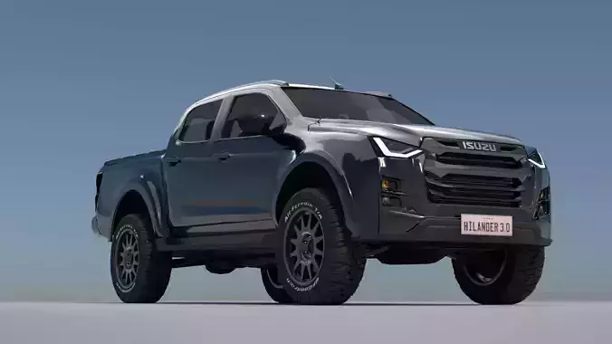 All New ISUZU D MAX Hi-Lander 2022 Minor Change 3D model