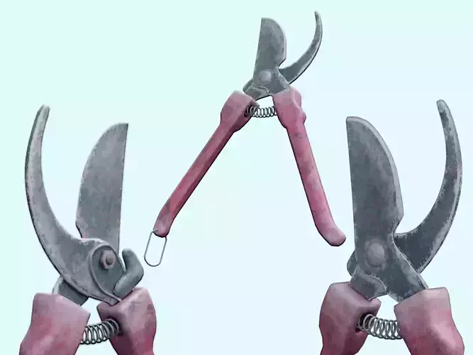 Pruner pair of gardening shears