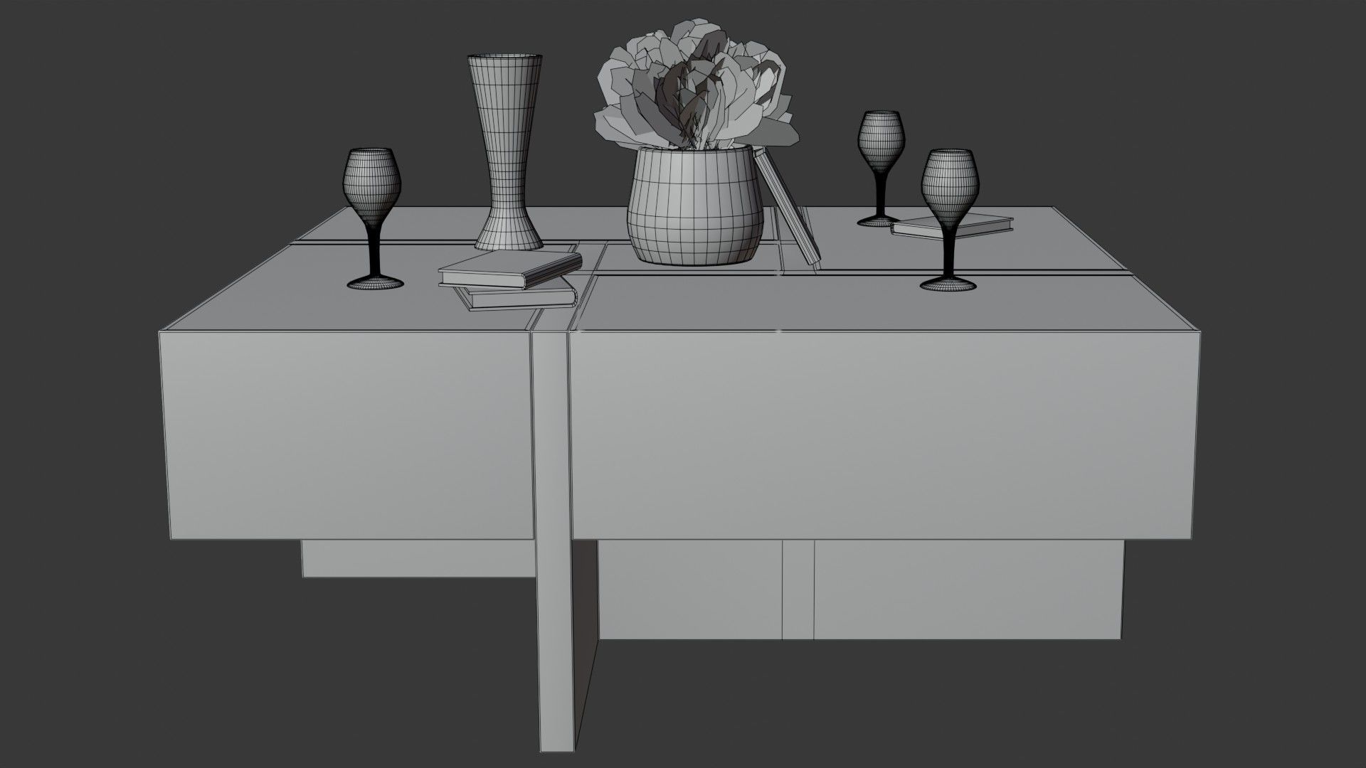 Coffee Table PART12 3D model_10