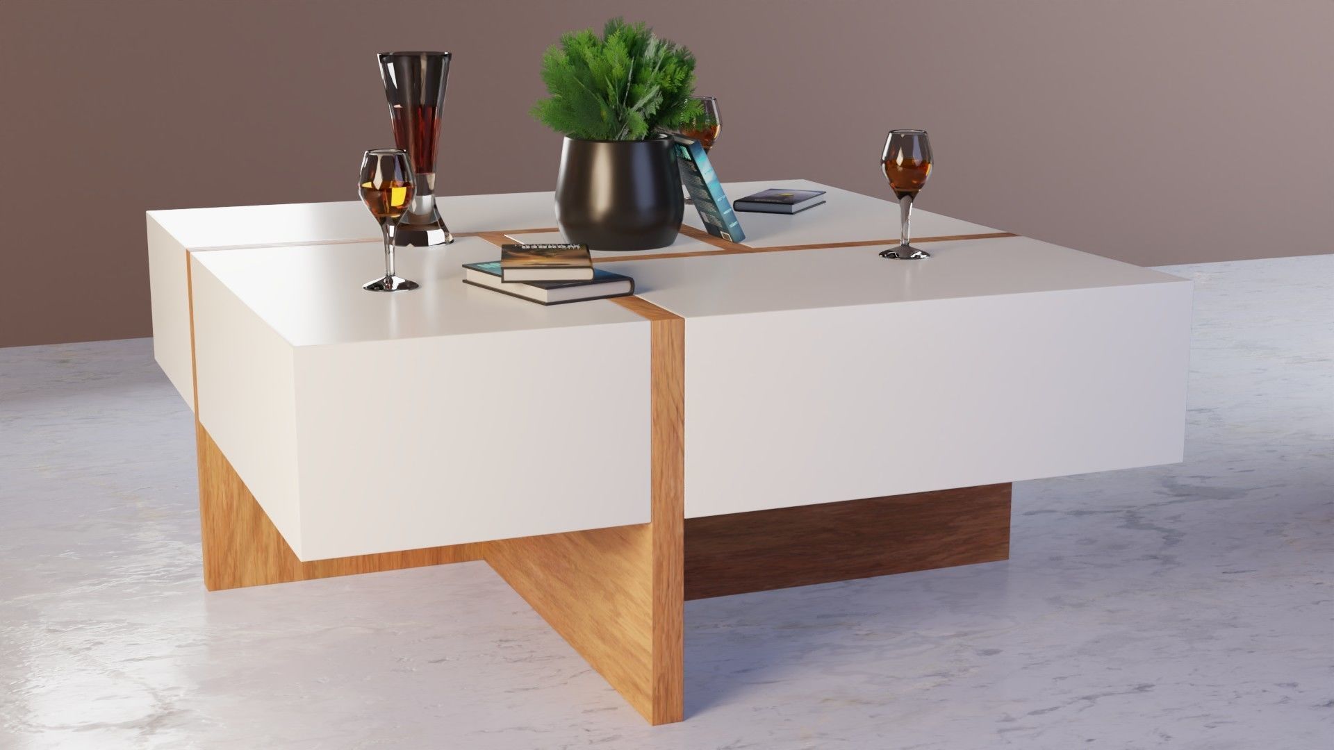 Coffee Table PART12 3D model_2