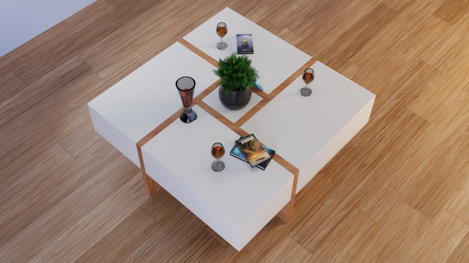 Coffee Table PART12 3D model_5