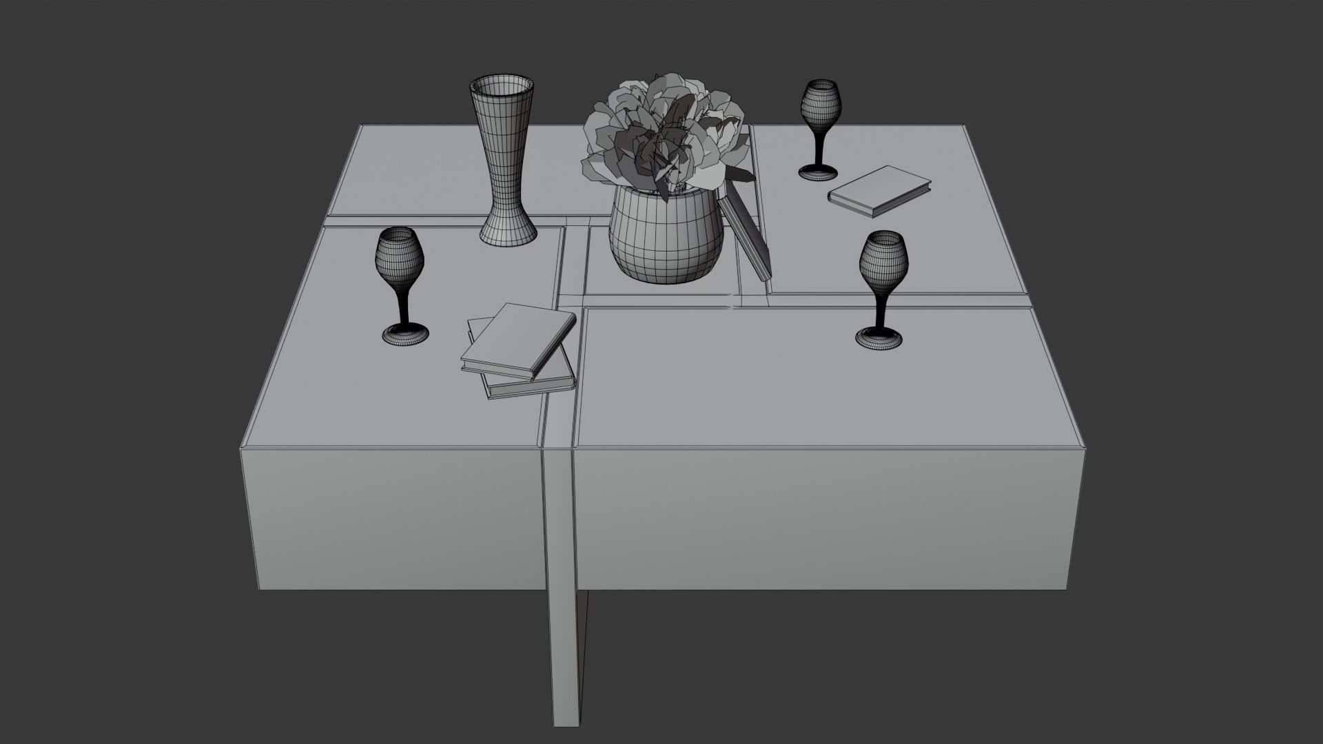 Coffee Table PART12 3D model_11