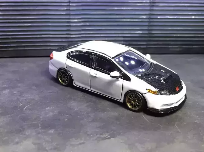 ce28 wheels for 1 64 model cars 3D print model