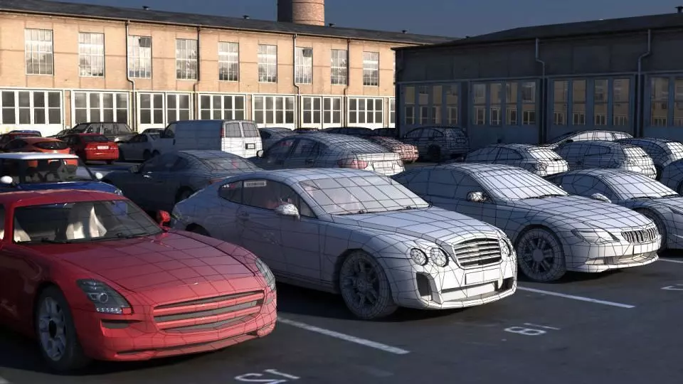 Archmodels vol 132 - Low-Poly Cars Collection 3D model