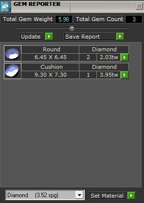 3-stone blue and white diamond ring 3322 3D print model 3D print model_8