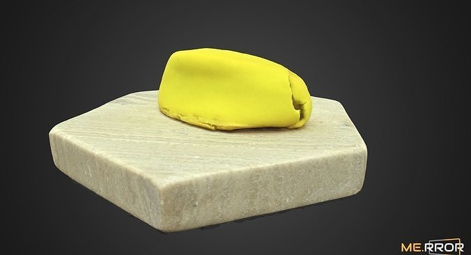 Japanese Banana Wagashi Low-poly 3D model 4