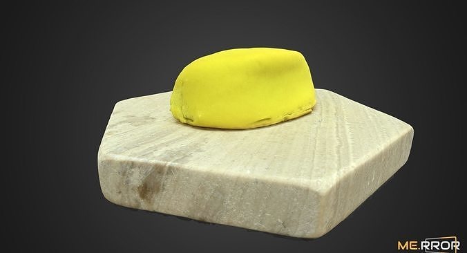 Japanese Banana Wagashi Low-poly 3D model 3