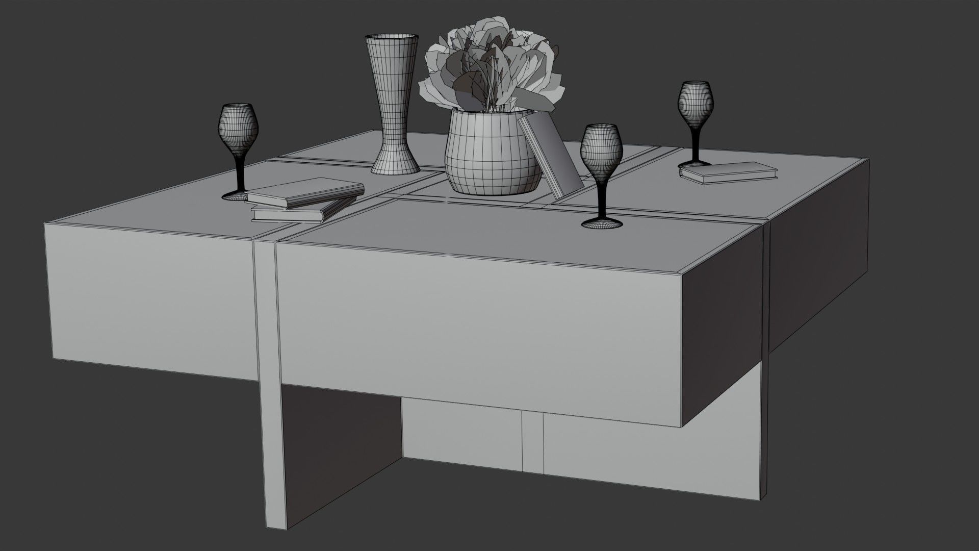 Coffee Table PART13 3D model_8