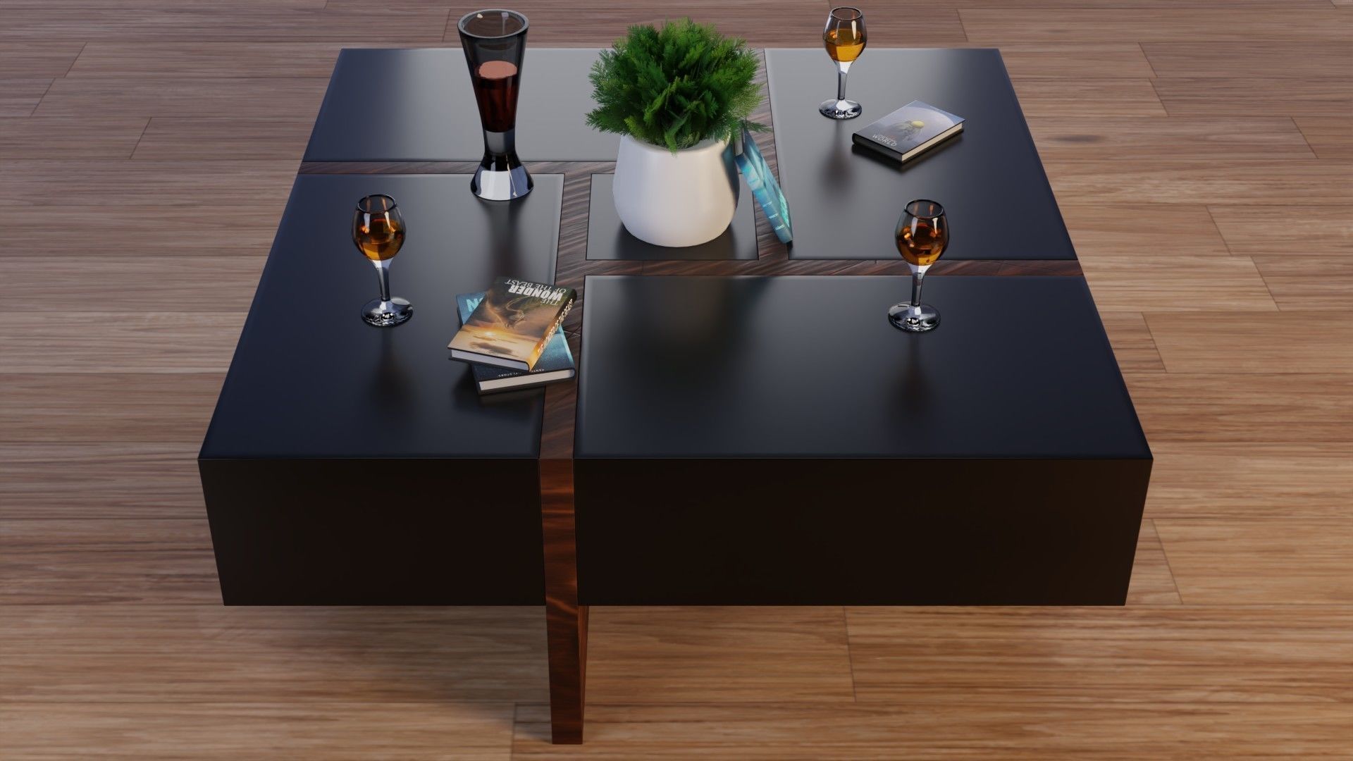 Coffee Table PART13 3D model_4