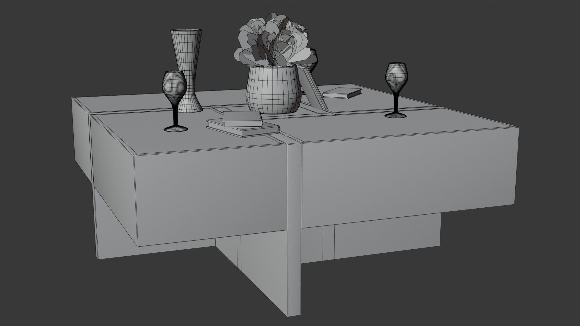Coffee Table PART13 3D model_12