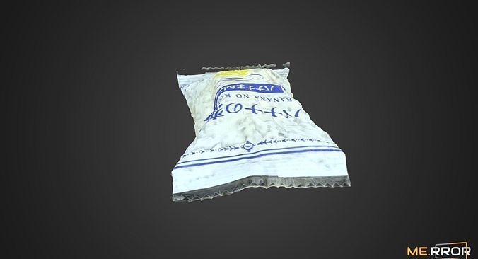 Banana Koibito Low-poly 3D model 7